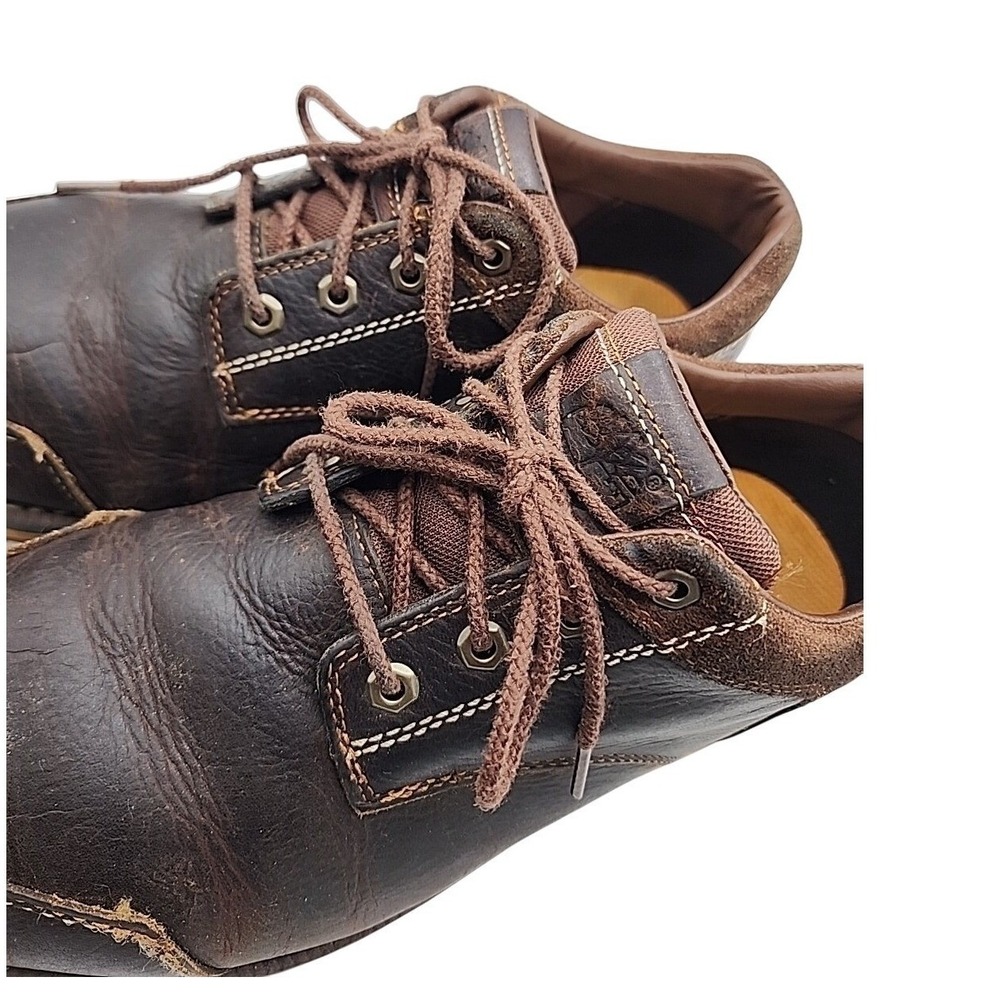 Timberland EarthKeepers Larchmont Oxfords Mens Size 9W Brown Leather - Picture 5 of 10